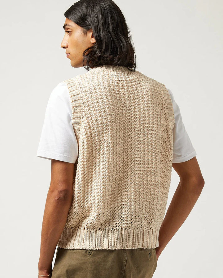 Mercerized Vest Natural