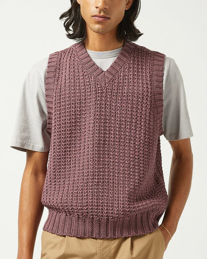 Mercerized Vest Violet