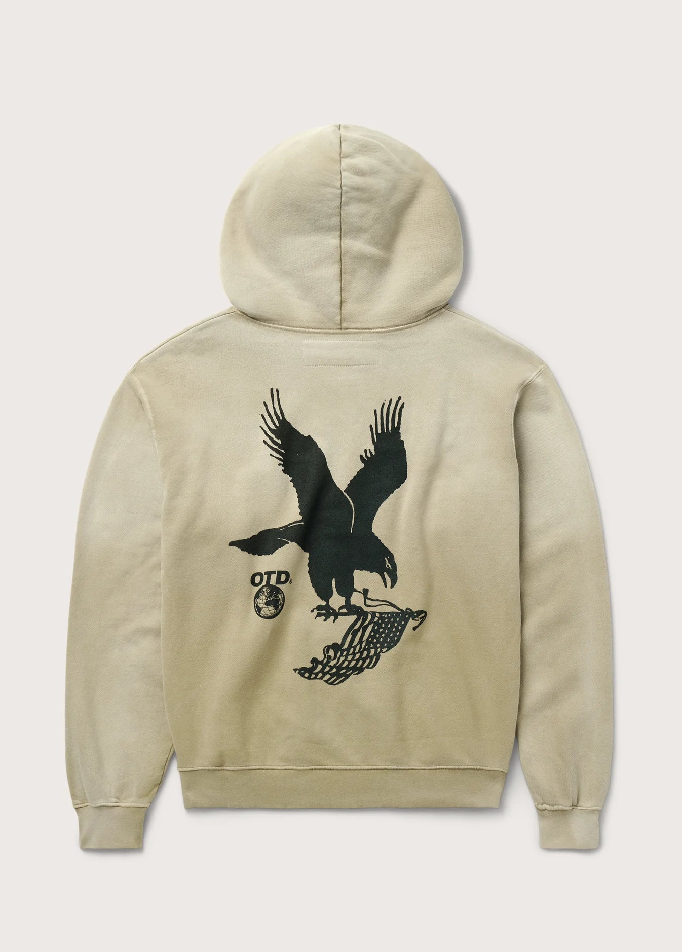 WHERE EAGLES DARE ZIP HOODIE SAND