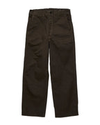 Wide Fit French Work Pant Coffee Brown