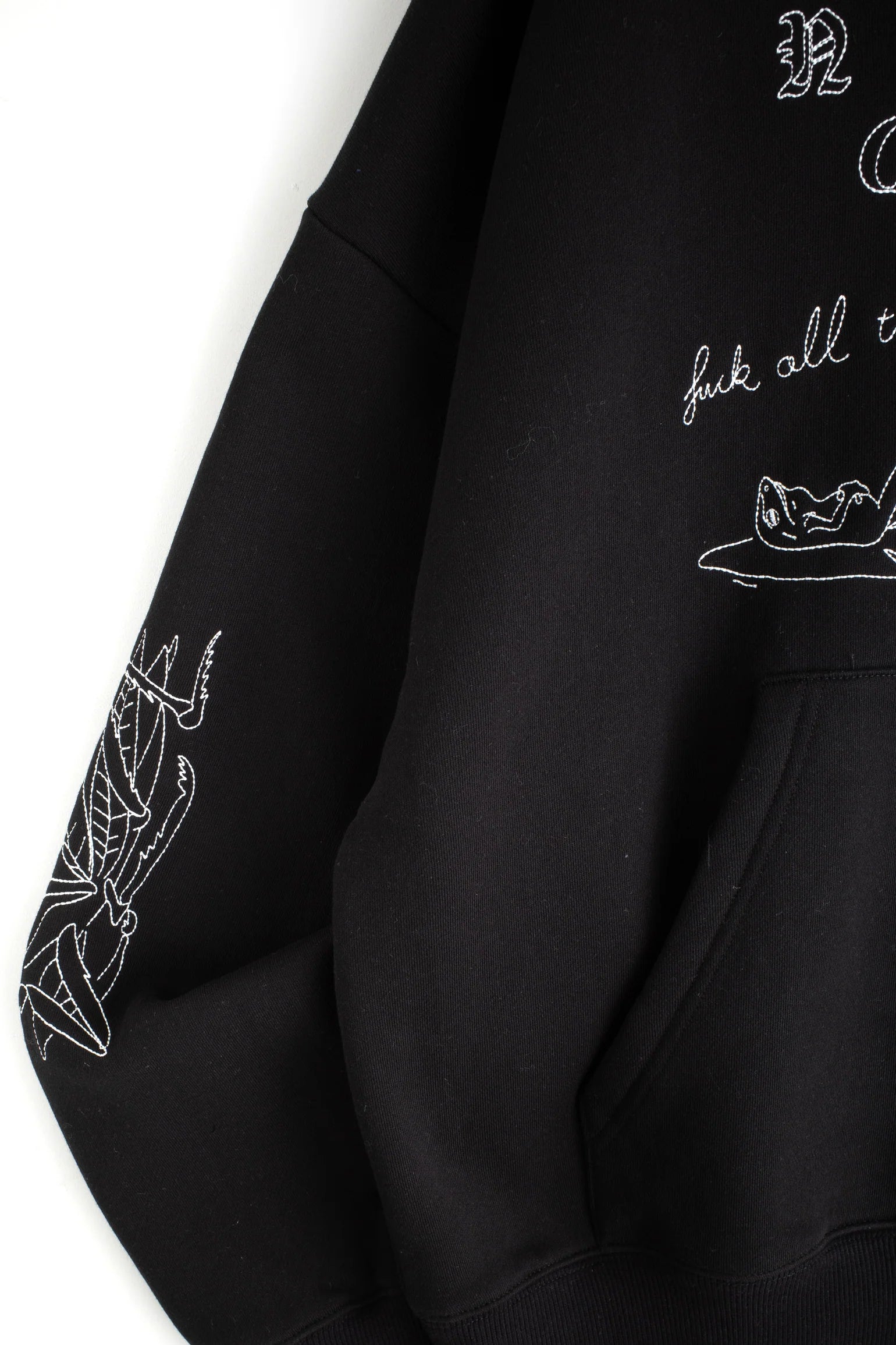 Fuck All Do Zip Hoodie Black