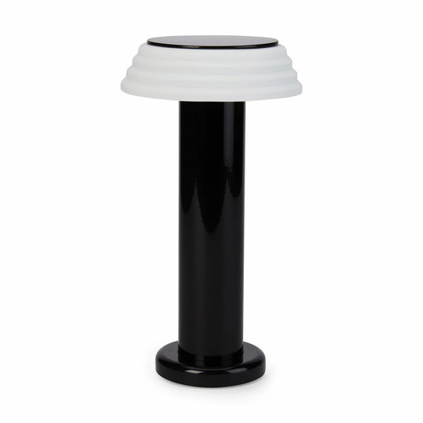 Sowden Portable Lamp Blk/Wht