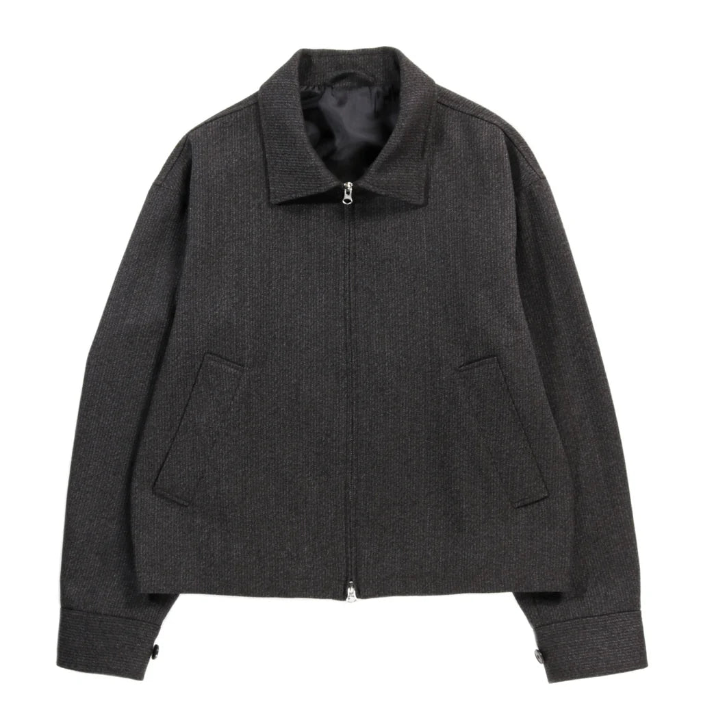 Mail Jacket Brown Melange Stripe