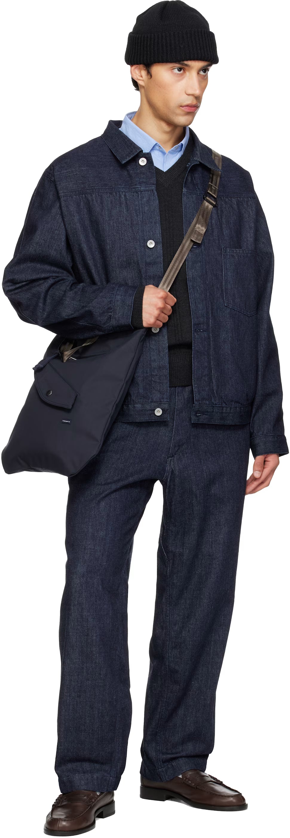 Short Denim Jacket Indigo