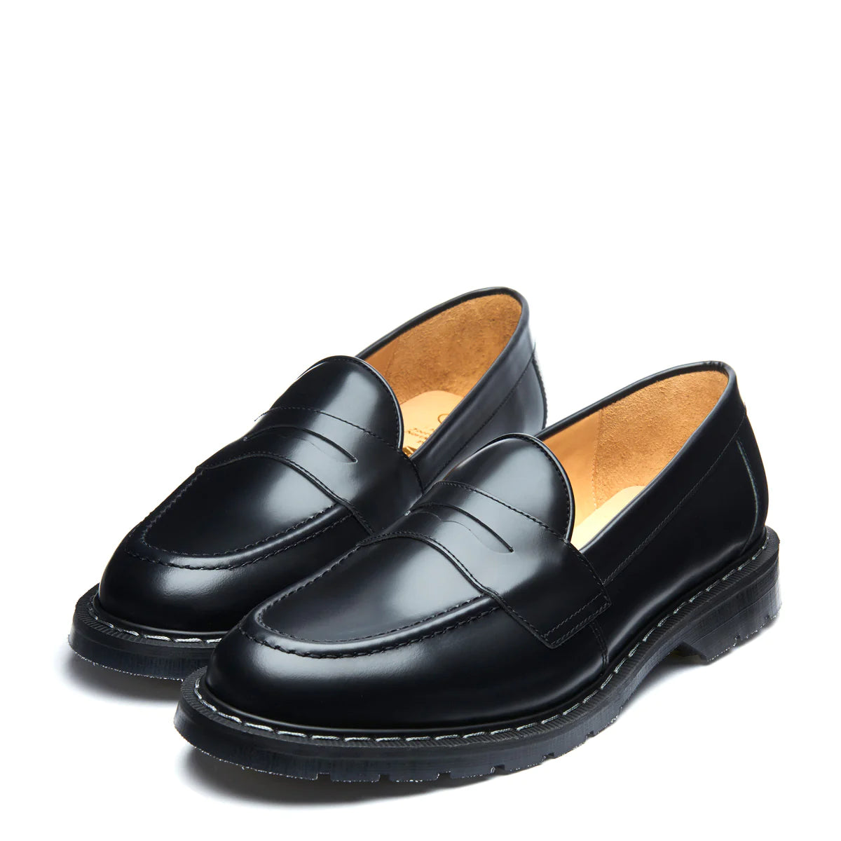 Black Hi-Shine Penny Loafer