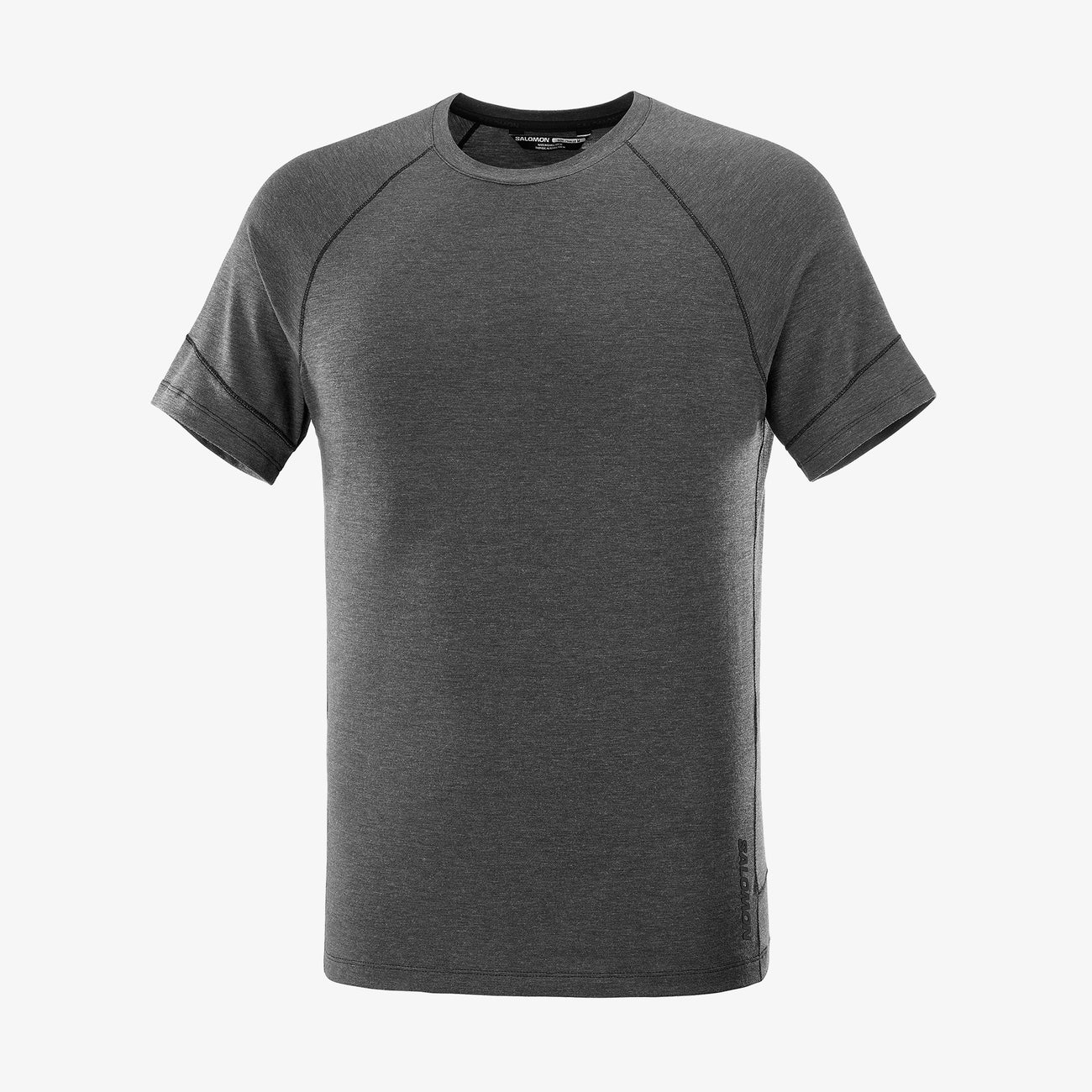 Runlife SS Tee - Deep Black/Heather