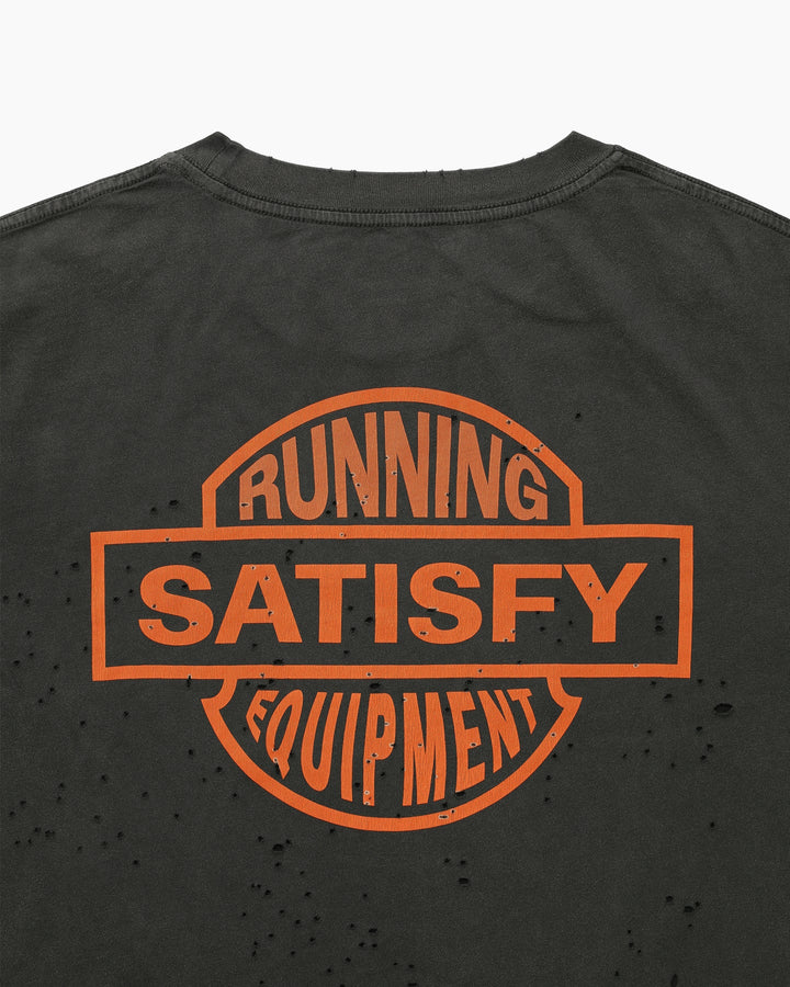 MothTech T-Shirt Running Eagle Aged Black