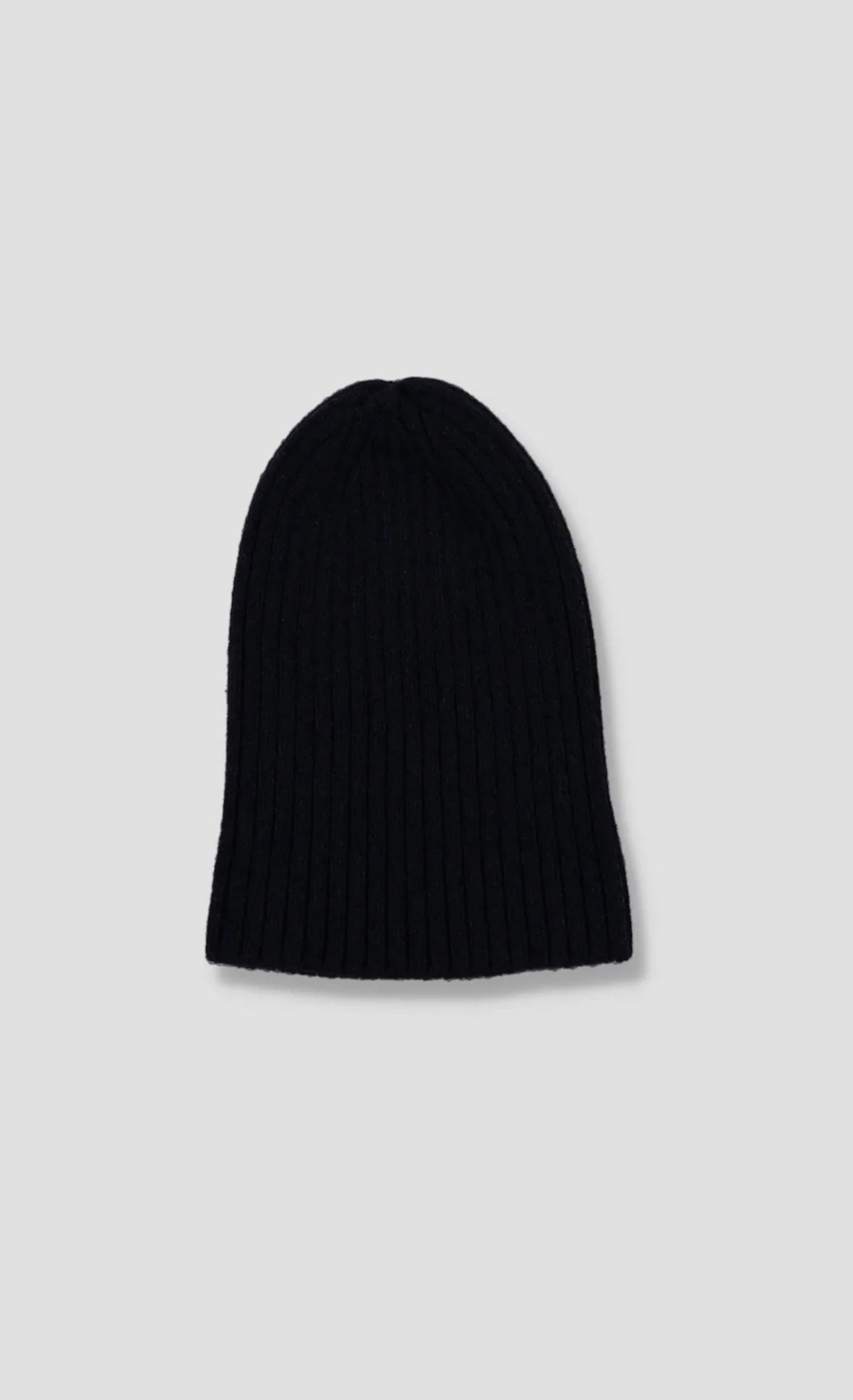 Recycled Cashmere Beanie Black